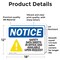 Signmission 12 in Height, 18 in Width, Vinyl Decal, Rectangle OS-2PACK-NS-D-1218-L-18141 - alternate 5